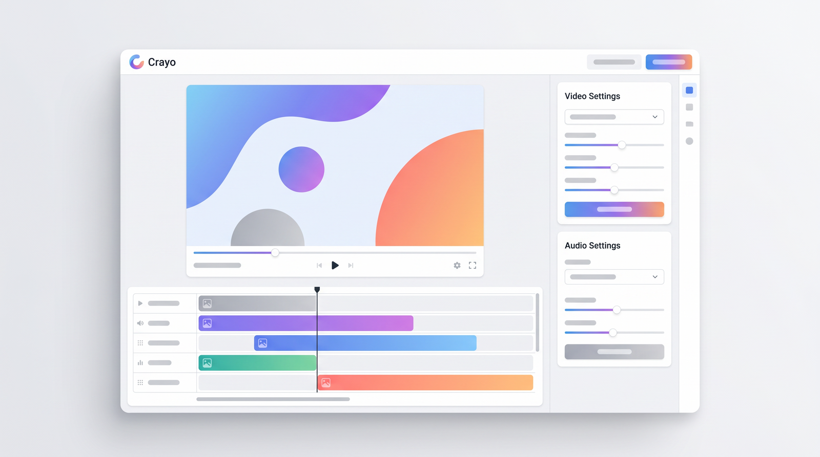 Crayo interface